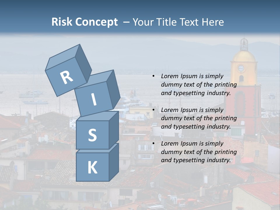 View At St.tropez And Anchored Ships At Sunset In French Riviera PowerPoint Template