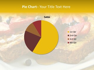 Breakfast Of French Toast With Fresh Berries And Maple Syrup PowerPoint Template