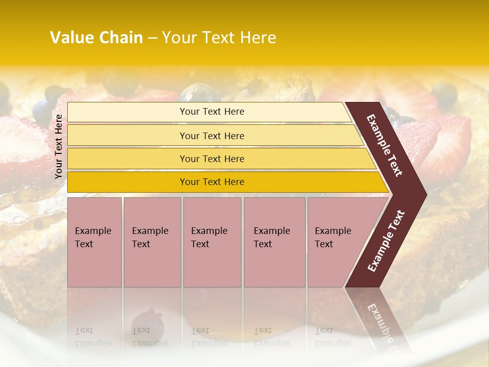 Breakfast Of French Toast With Fresh Berries And Maple Syrup PowerPoint Template