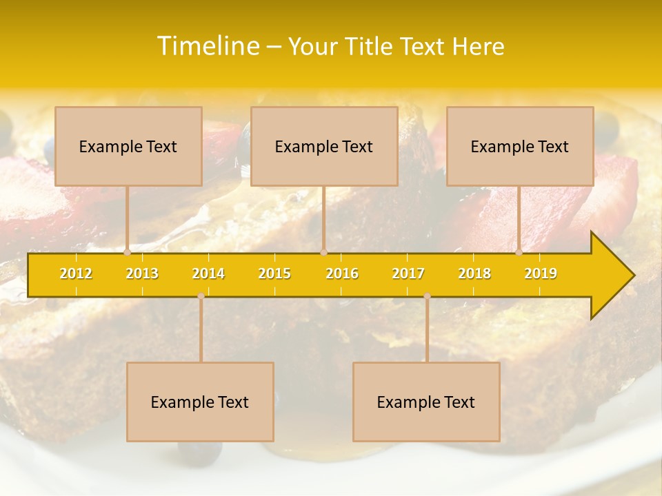 Breakfast Of French Toast With Fresh Berries And Maple Syrup PowerPoint Template