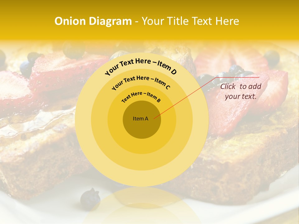Breakfast Of French Toast With Fresh Berries And Maple Syrup PowerPoint Template