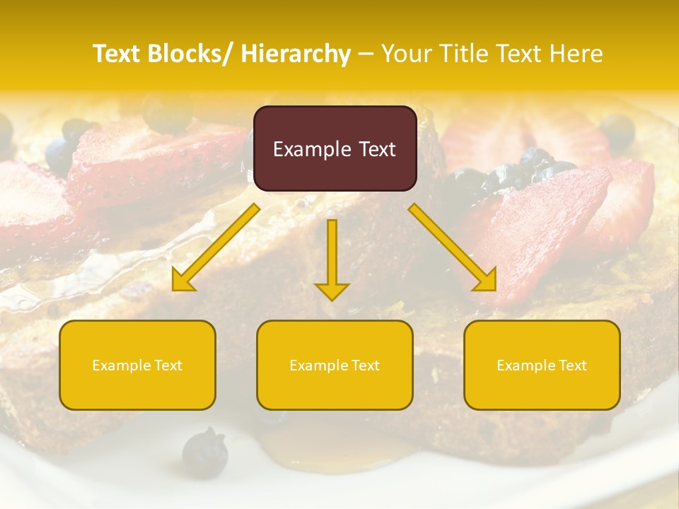 Breakfast Of French Toast With Fresh Berries And Maple Syrup PowerPoint Template