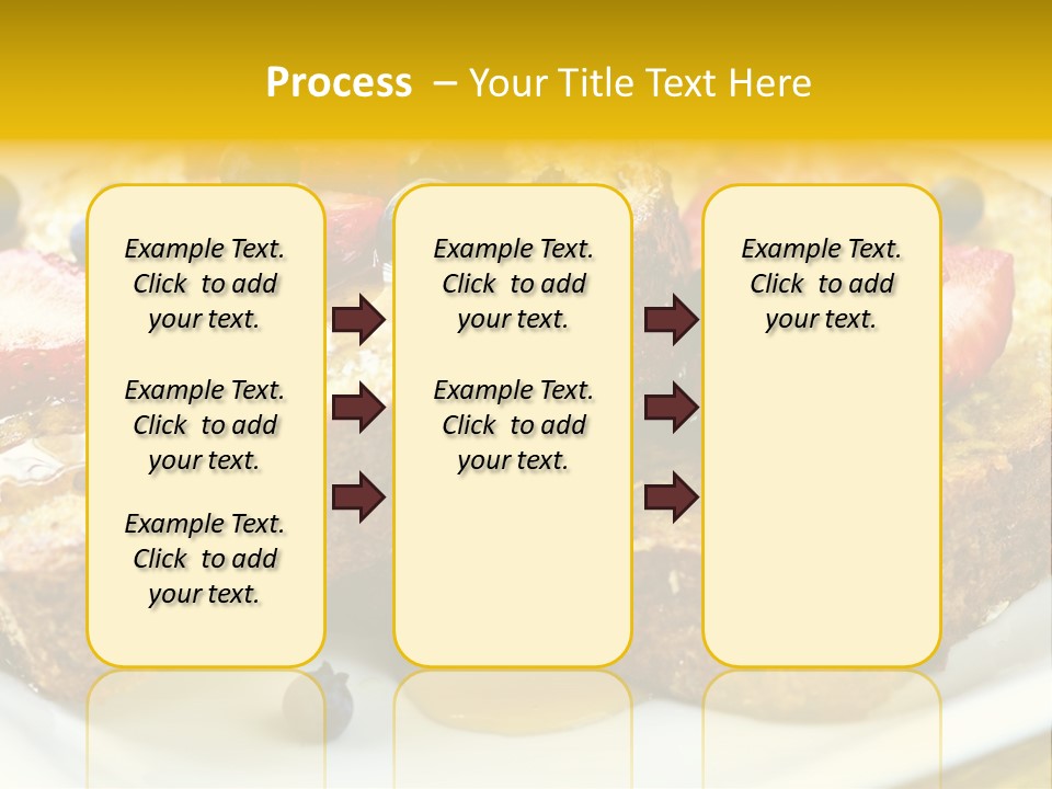 Breakfast Of French Toast With Fresh Berries And Maple Syrup PowerPoint Template