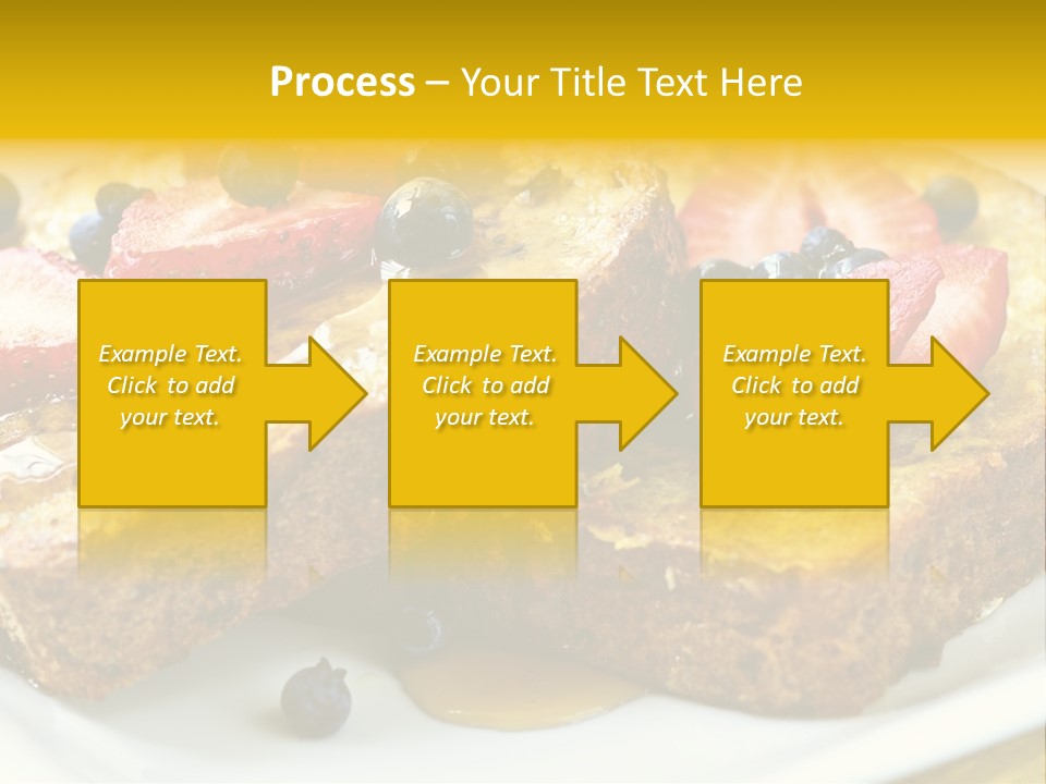 Breakfast Of French Toast With Fresh Berries And Maple Syrup PowerPoint Template