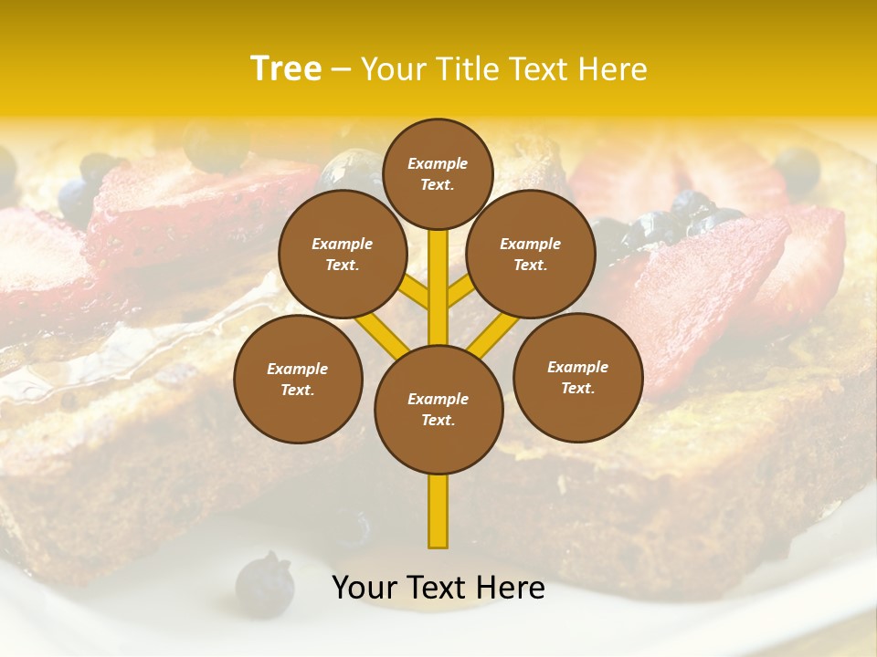 Breakfast Of French Toast With Fresh Berries And Maple Syrup PowerPoint Template
