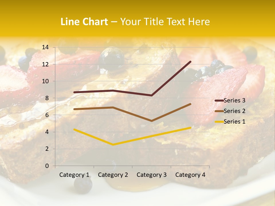 Breakfast Of French Toast With Fresh Berries And Maple Syrup PowerPoint Template