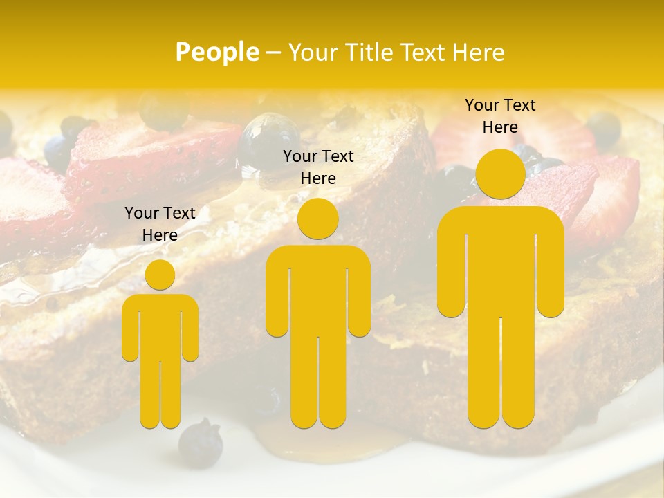 Breakfast Of French Toast With Fresh Berries And Maple Syrup PowerPoint Template