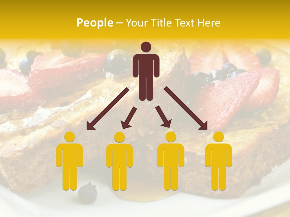 Breakfast Of French Toast With Fresh Berries And Maple Syrup PowerPoint Template