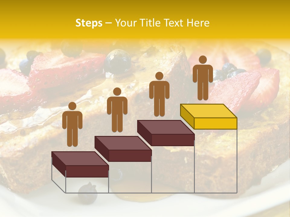 Breakfast Of French Toast With Fresh Berries And Maple Syrup PowerPoint Template