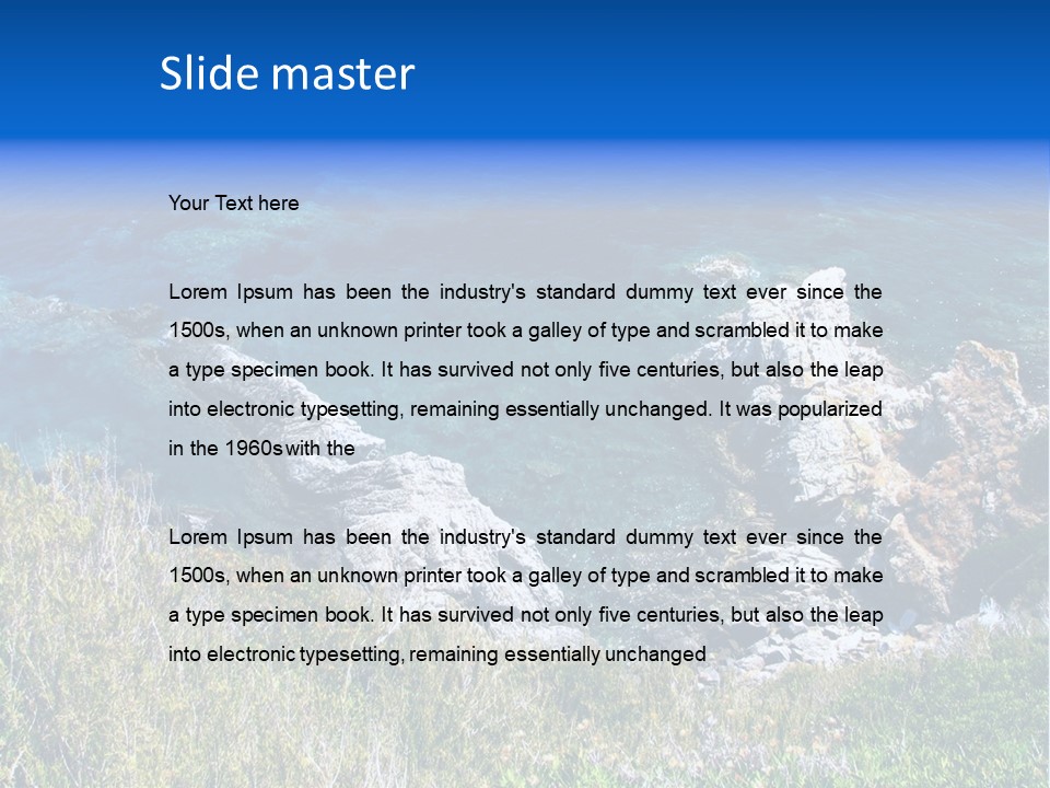 Elba's Coast PowerPoint Template