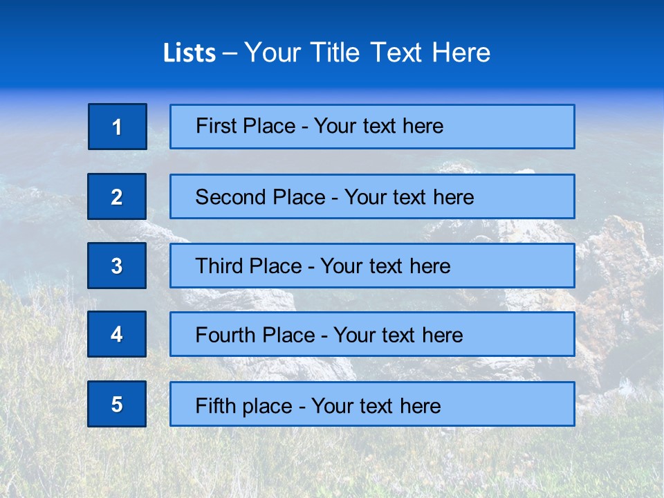 Elba's Coast PowerPoint Template