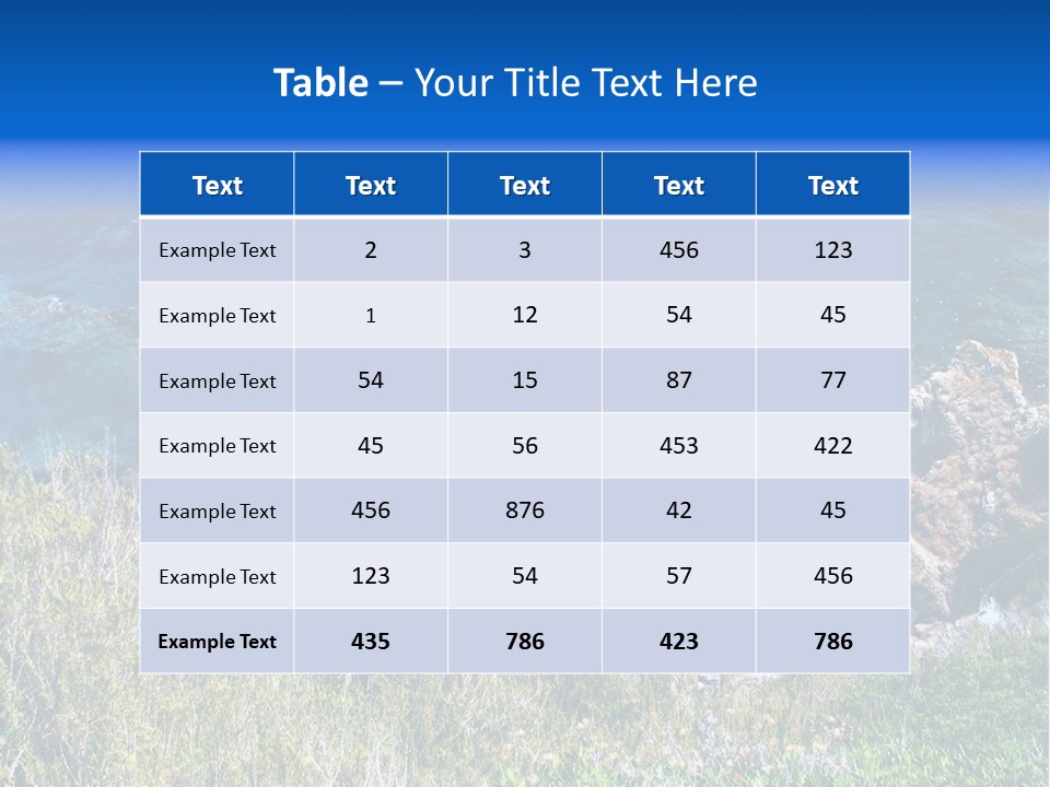 Elba's Coast PowerPoint Template