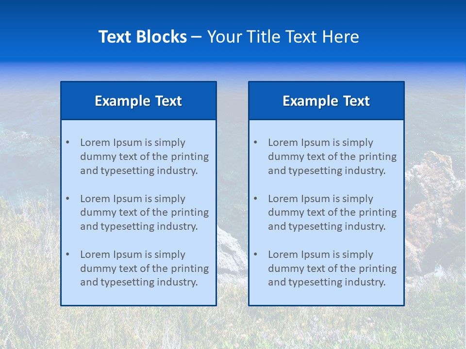 Elba's Coast PowerPoint Template
