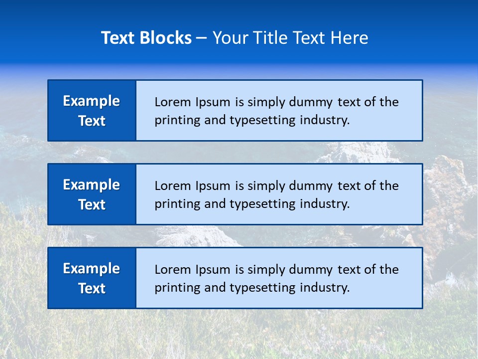 Elba's Coast PowerPoint Template