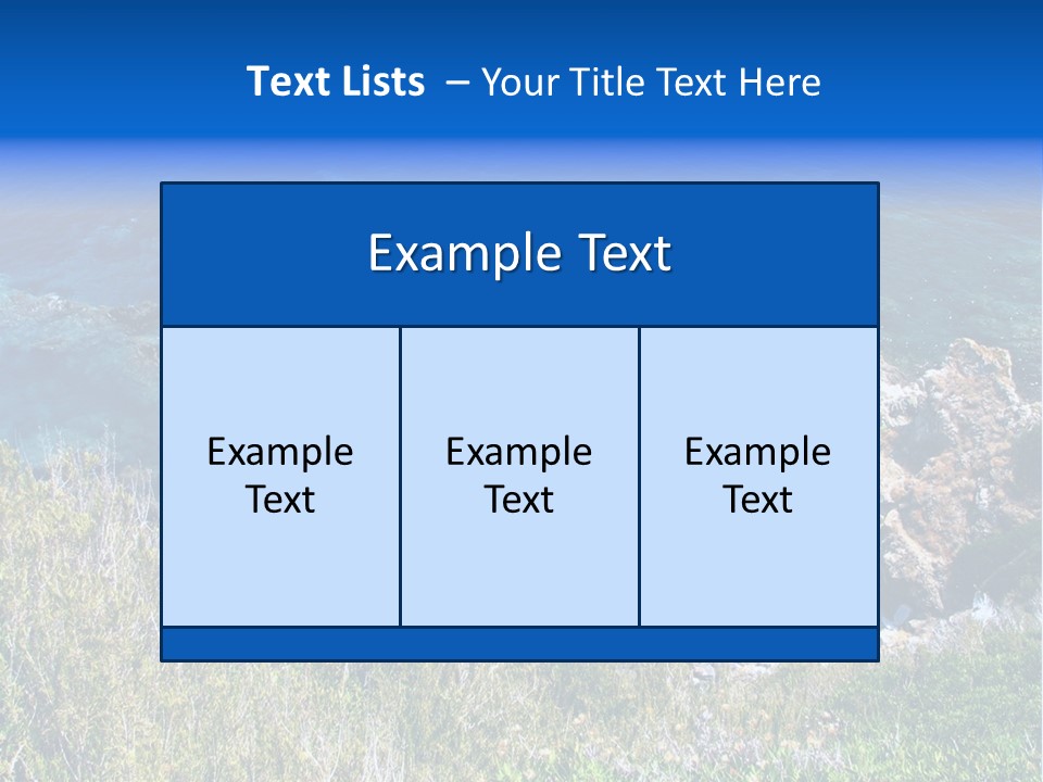 Elba's Coast PowerPoint Template