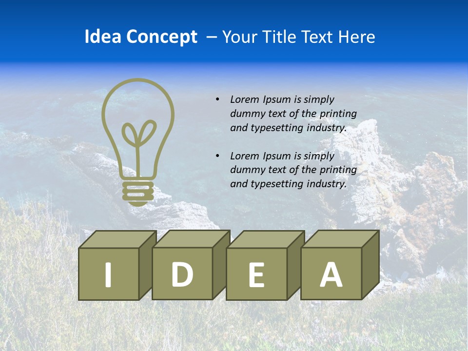 Elba's Coast PowerPoint Template
