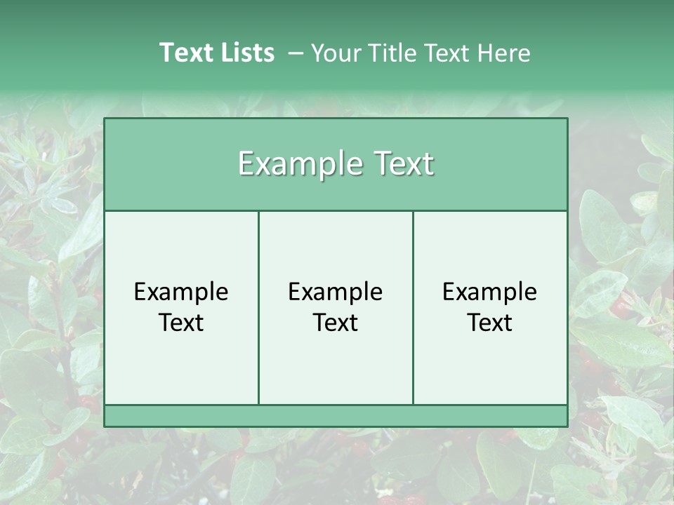 Buffalo Berries (Shepherdia Canadensis) In Banff National Park PowerPoint Template