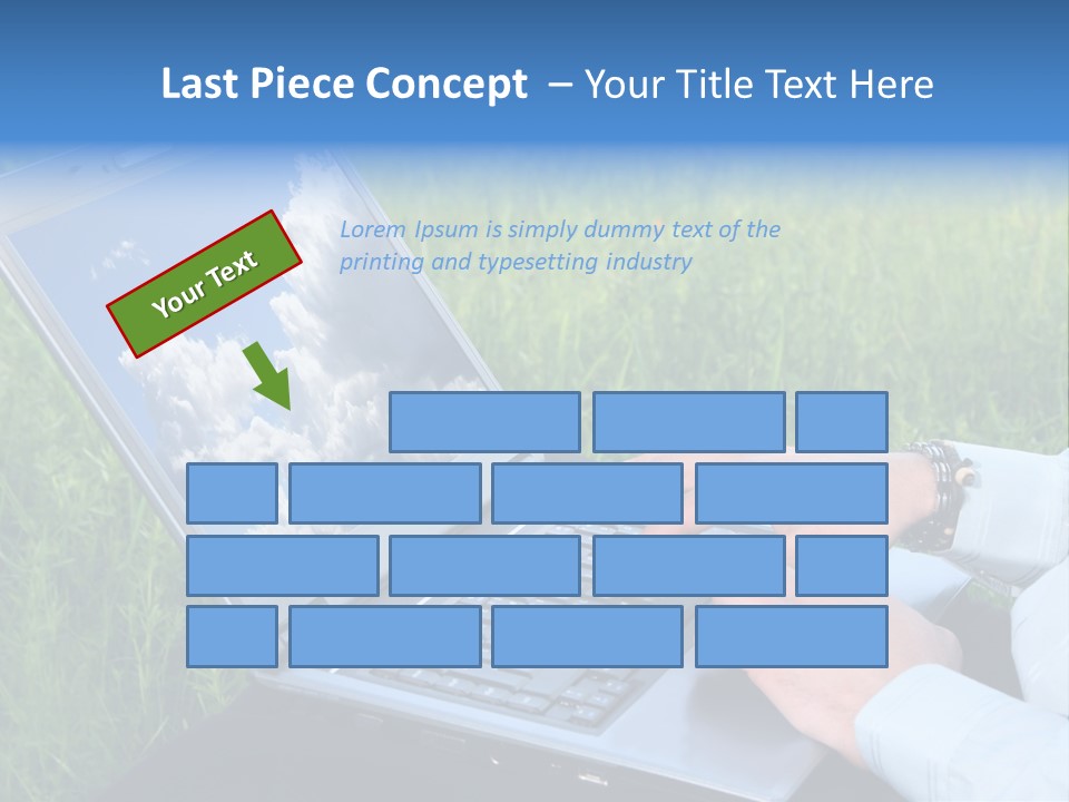 Holstein-Friesian Cows Grazing In A Lush, Green Field, Near Moss Vale, New South Wales, Australia PowerPoint Template