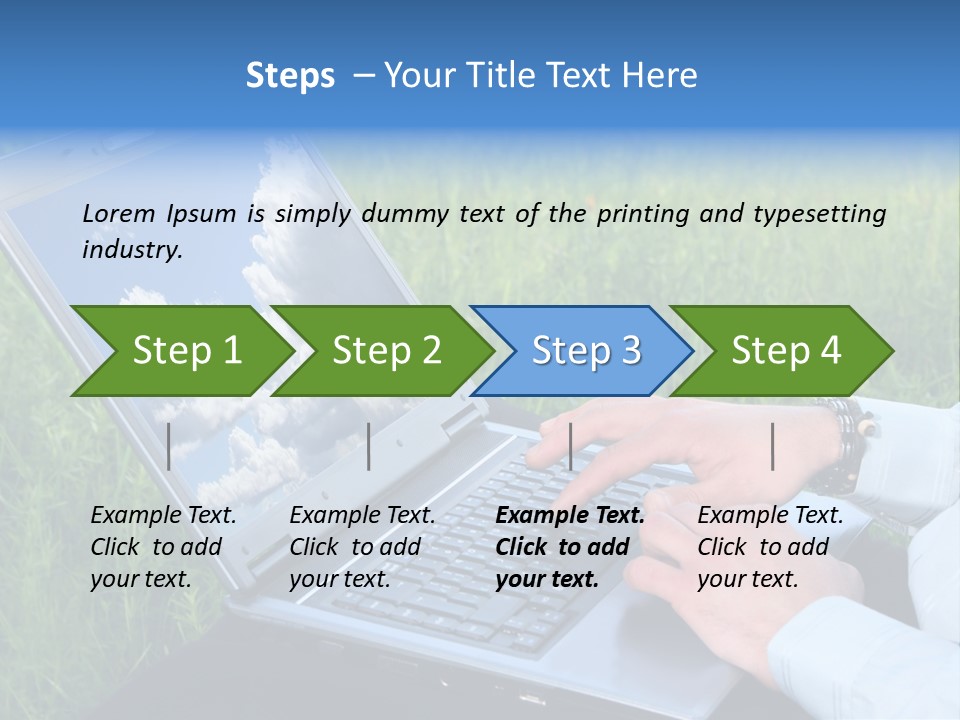 Holstein-Friesian Cows Grazing In A Lush, Green Field, Near Moss Vale, New South Wales, Australia PowerPoint Template