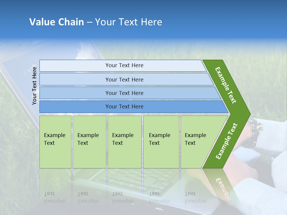 Holstein-Friesian Cows Grazing In A Lush, Green Field, Near Moss Vale, New South Wales, Australia PowerPoint Template
