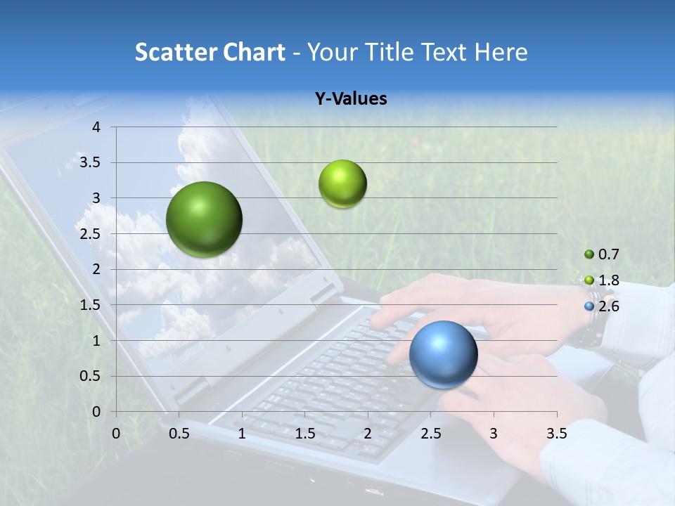 Holstein-Friesian Cows Grazing In A Lush, Green Field, Near Moss Vale, New South Wales, Australia PowerPoint Template