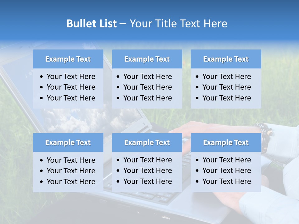 Holstein-Friesian Cows Grazing In A Lush, Green Field, Near Moss Vale, New South Wales, Australia PowerPoint Template