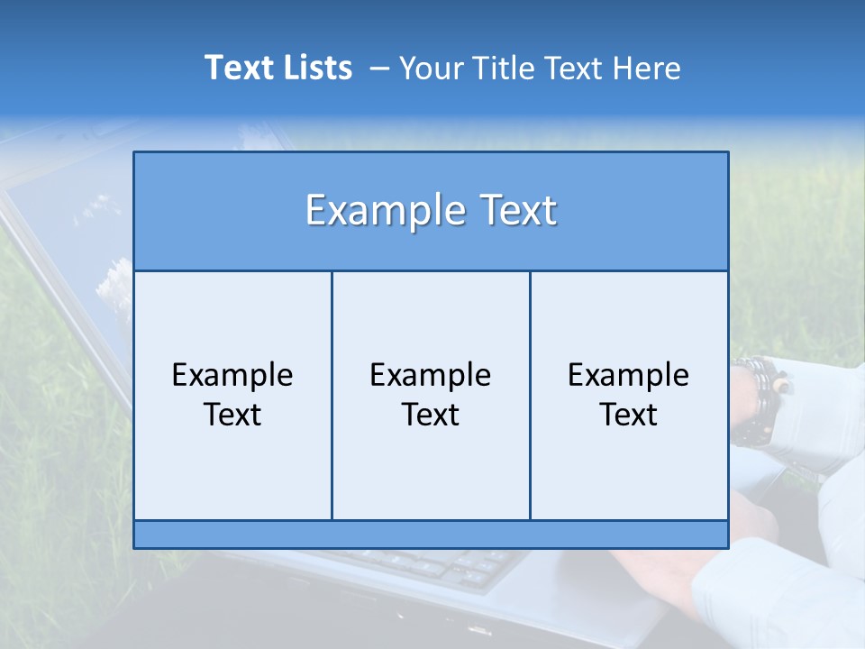 Holstein-Friesian Cows Grazing In A Lush, Green Field, Near Moss Vale, New South Wales, Australia PowerPoint Template