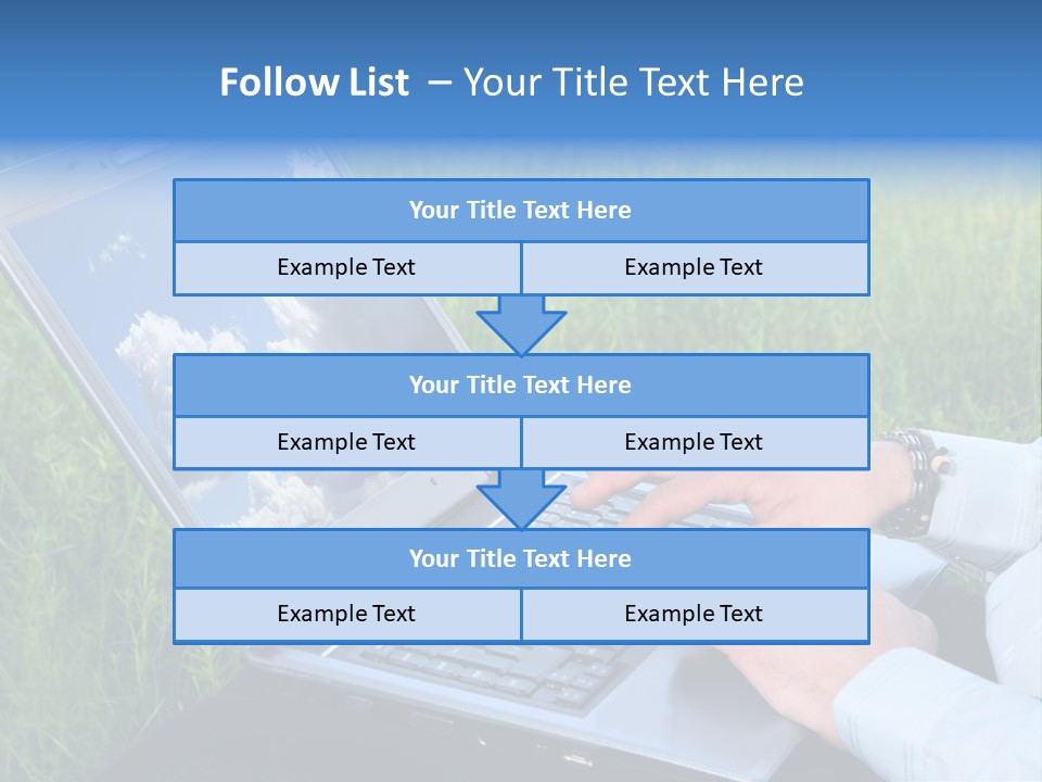 Holstein-Friesian Cows Grazing In A Lush, Green Field, Near Moss Vale, New South Wales, Australia PowerPoint Template