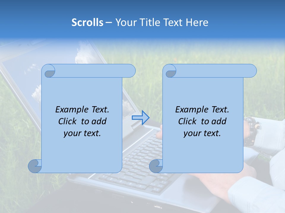 Holstein-Friesian Cows Grazing In A Lush, Green Field, Near Moss Vale, New South Wales, Australia PowerPoint Template