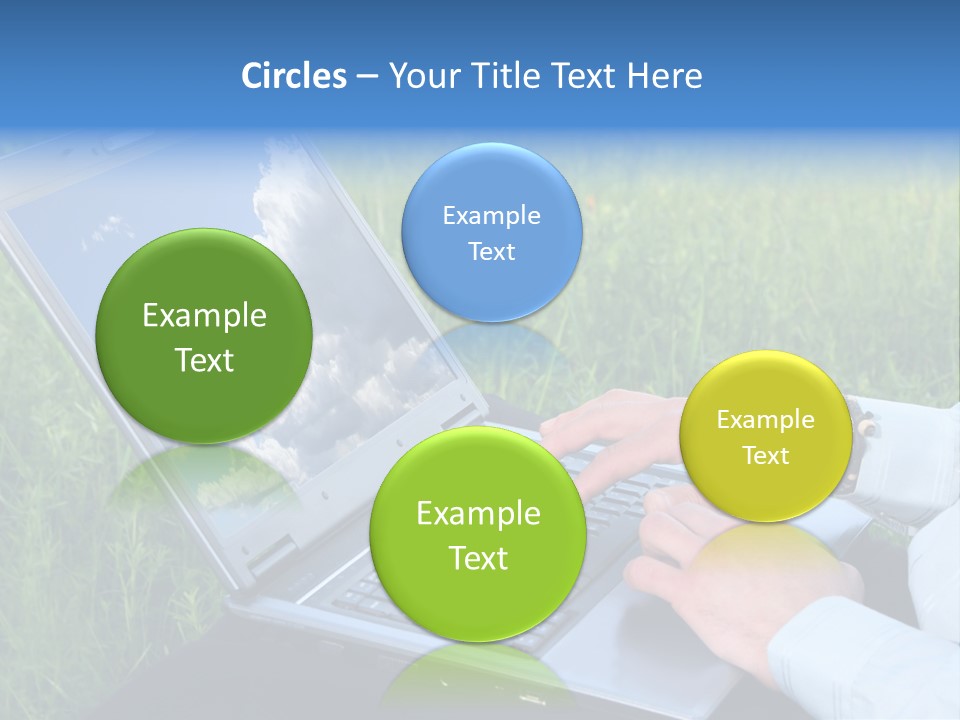 Holstein-Friesian Cows Grazing In A Lush, Green Field, Near Moss Vale, New South Wales, Australia PowerPoint Template