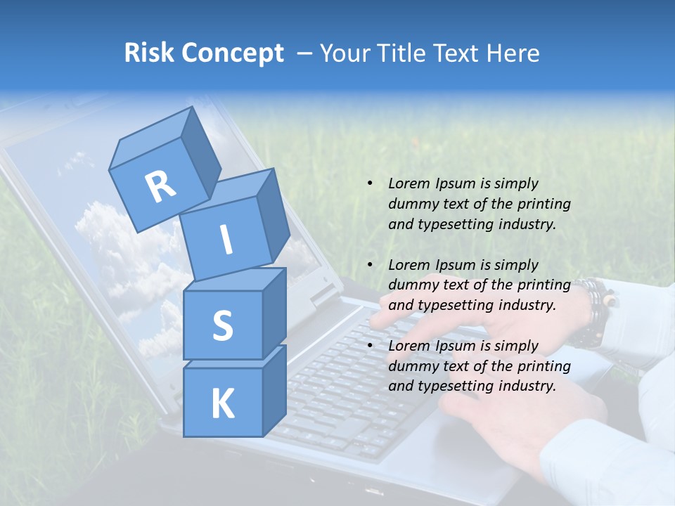 Holstein-Friesian Cows Grazing In A Lush, Green Field, Near Moss Vale, New South Wales, Australia PowerPoint Template