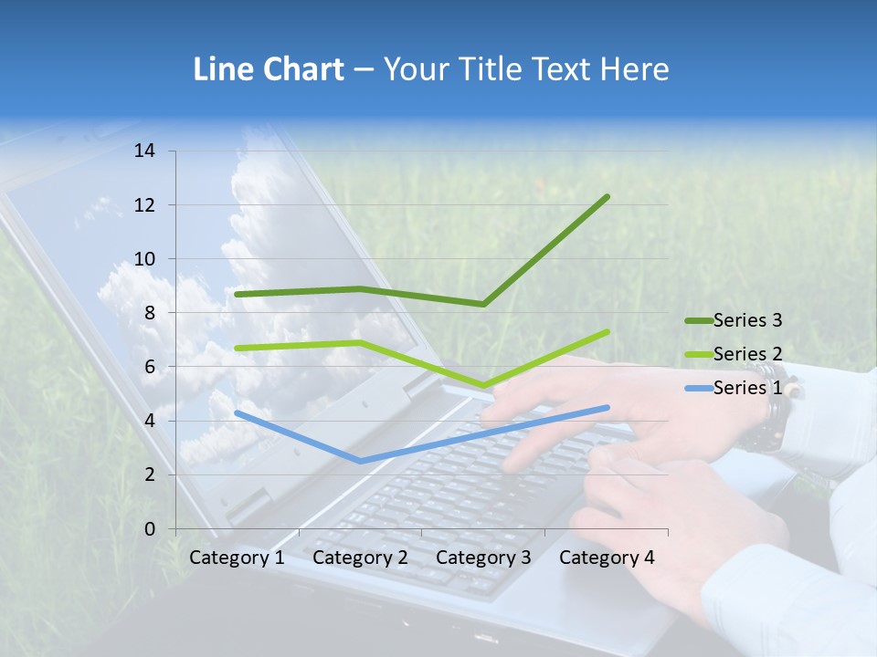 Holstein-Friesian Cows Grazing In A Lush, Green Field, Near Moss Vale, New South Wales, Australia PowerPoint Template