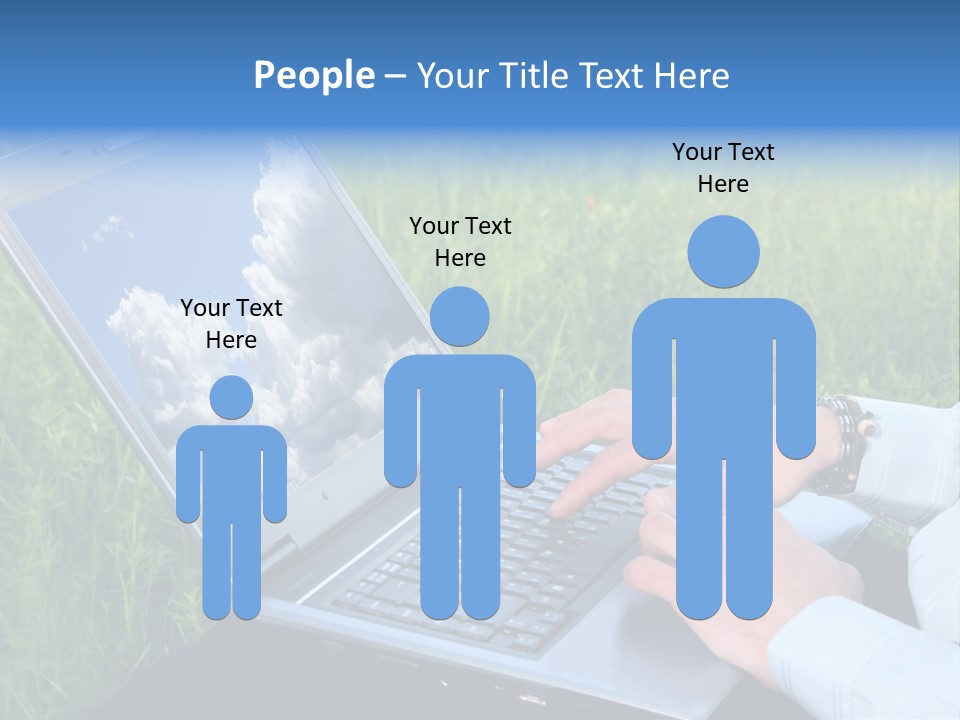 Holstein-Friesian Cows Grazing In A Lush, Green Field, Near Moss Vale, New South Wales, Australia PowerPoint Template