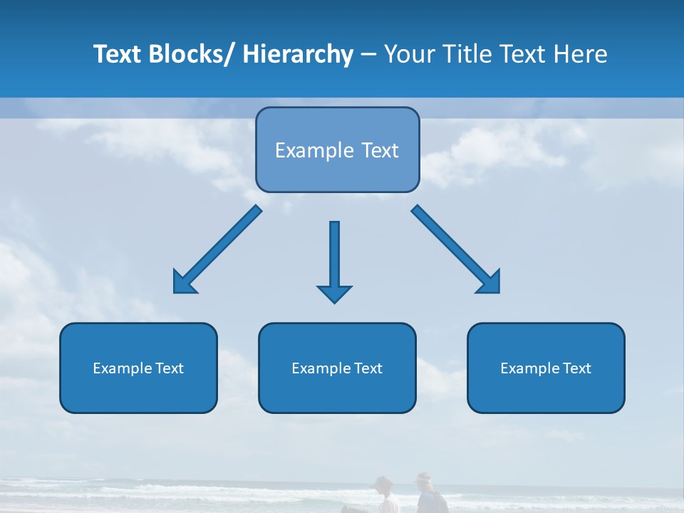 Riding Horses On The Beach PowerPoint Template