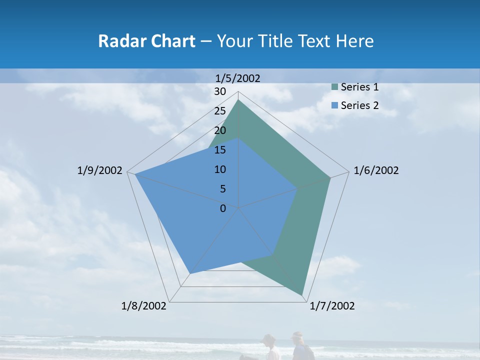 Riding Horses On The Beach PowerPoint Template