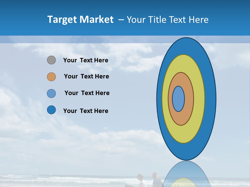 Riding Horses On The Beach PowerPoint Template