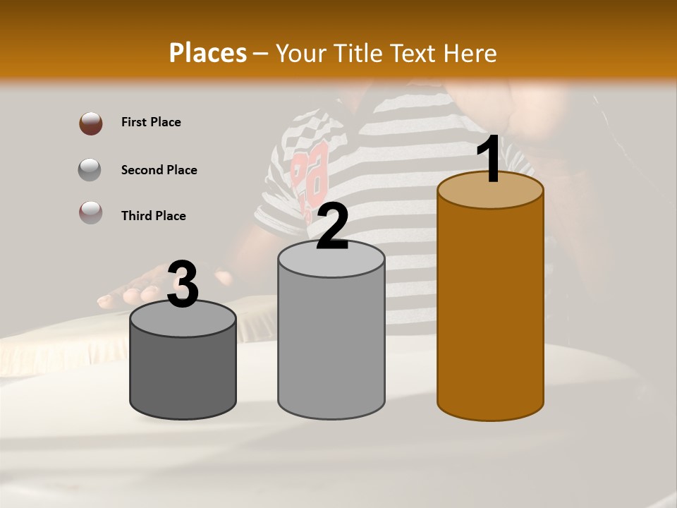 Portrait Of Young Cuban Percussionist Performing Live PowerPoint Template