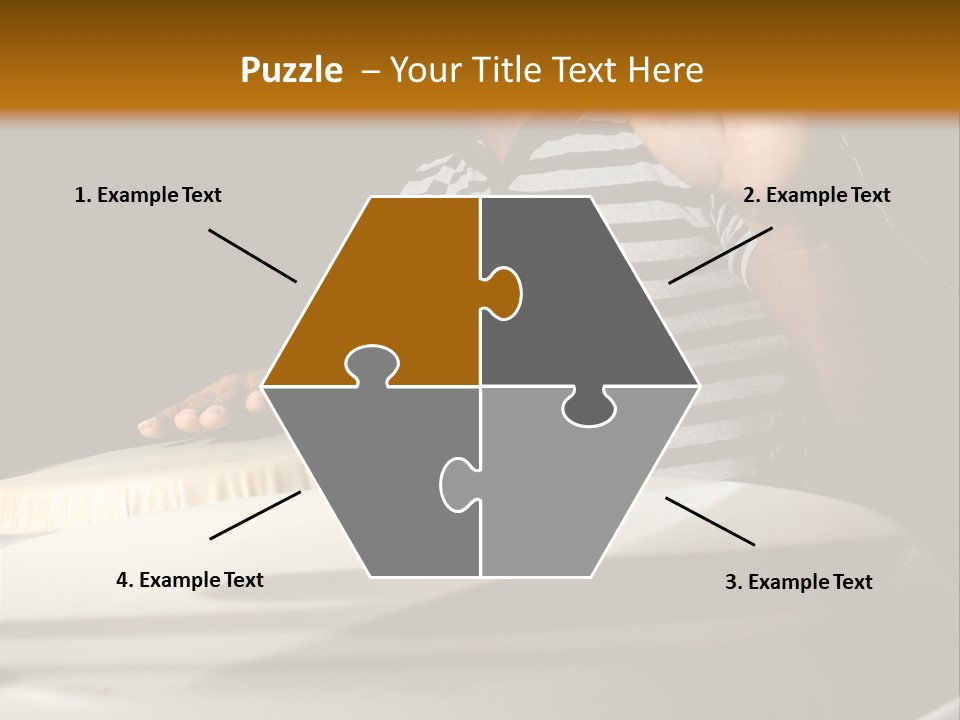Portrait Of Young Cuban Percussionist Performing Live PowerPoint Template