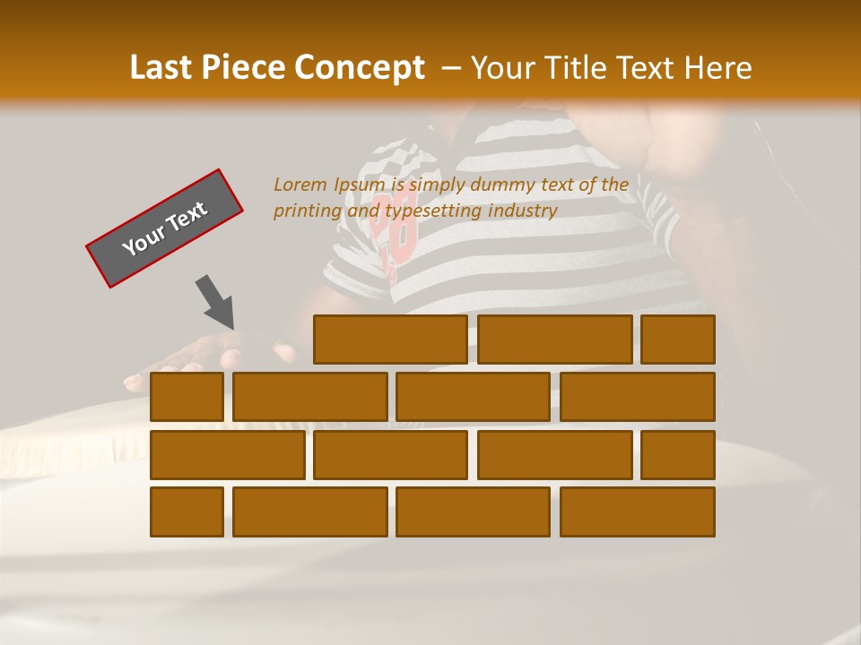 Portrait Of Young Cuban Percussionist Performing Live PowerPoint Template