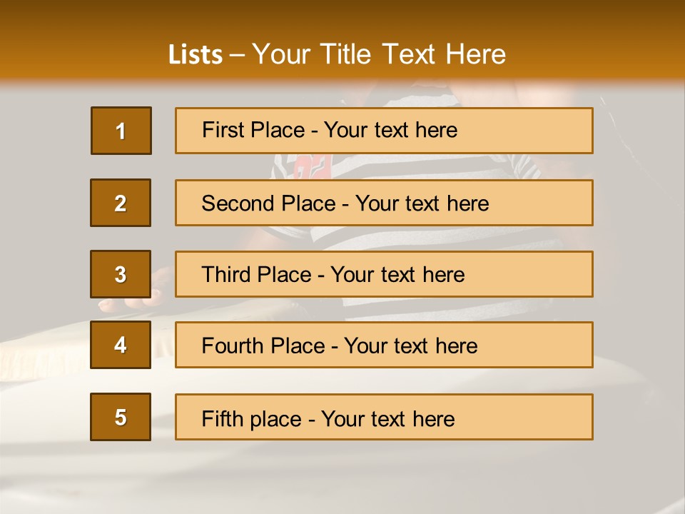Portrait Of Young Cuban Percussionist Performing Live PowerPoint Template