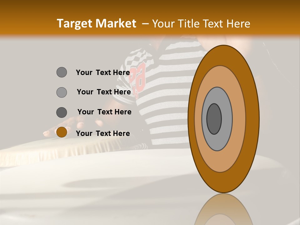 Portrait Of Young Cuban Percussionist Performing Live PowerPoint Template