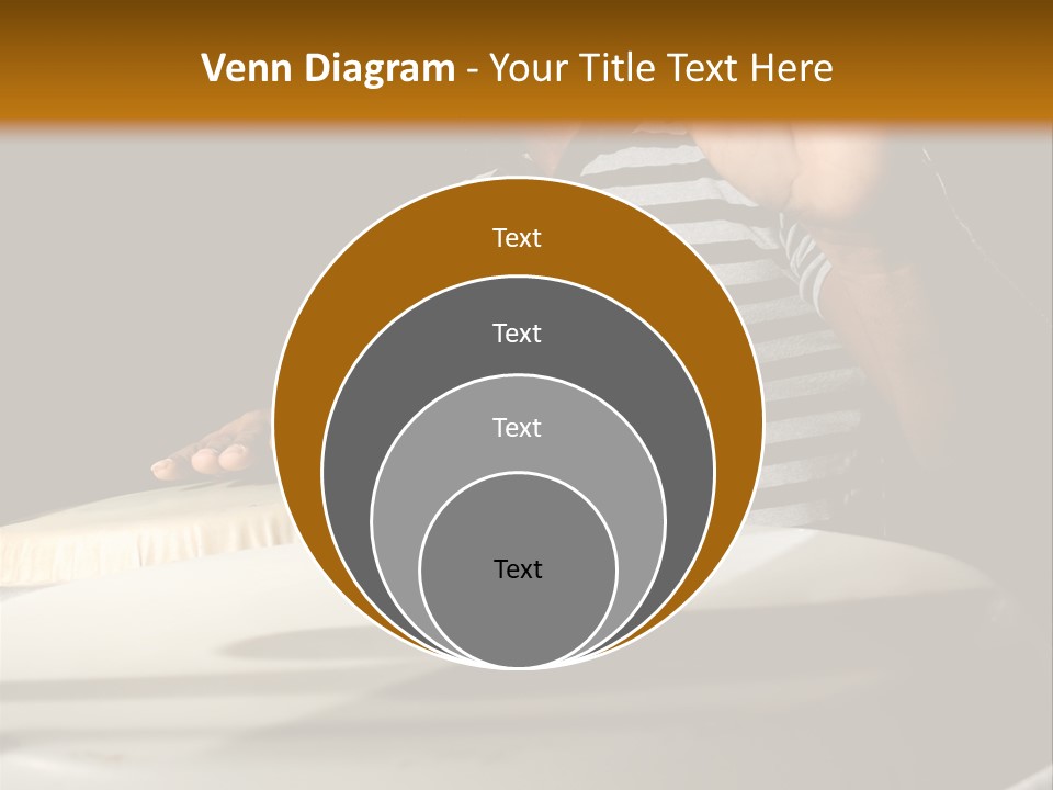 Portrait Of Young Cuban Percussionist Performing Live PowerPoint Template