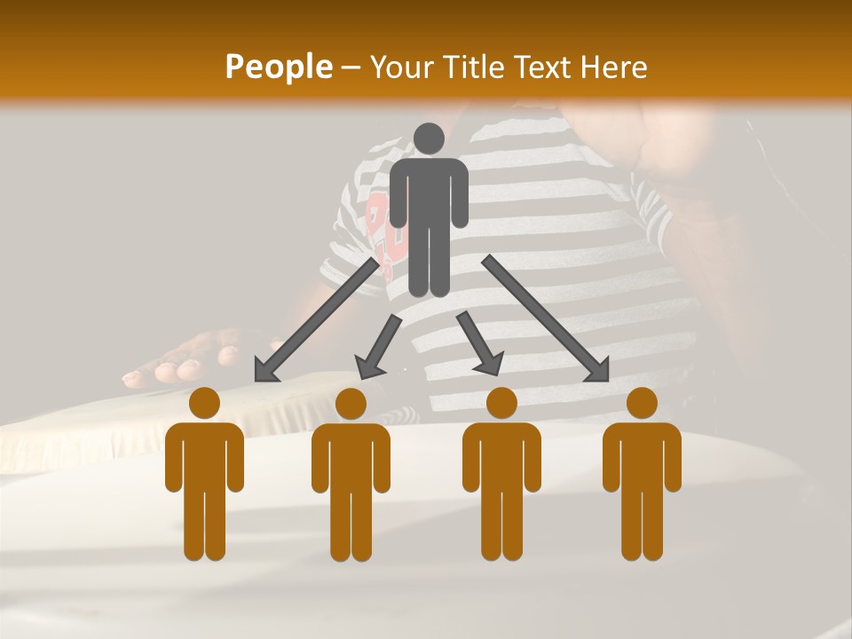 Portrait Of Young Cuban Percussionist Performing Live PowerPoint Template