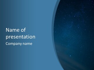 Astronomy - Constellations Of Stars PowerPoint Template