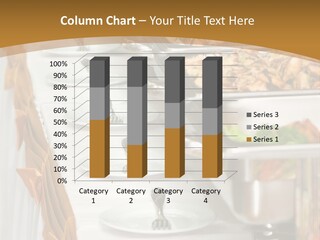 Metallic Banquet Meal Trays Served On Tables PowerPoint Template