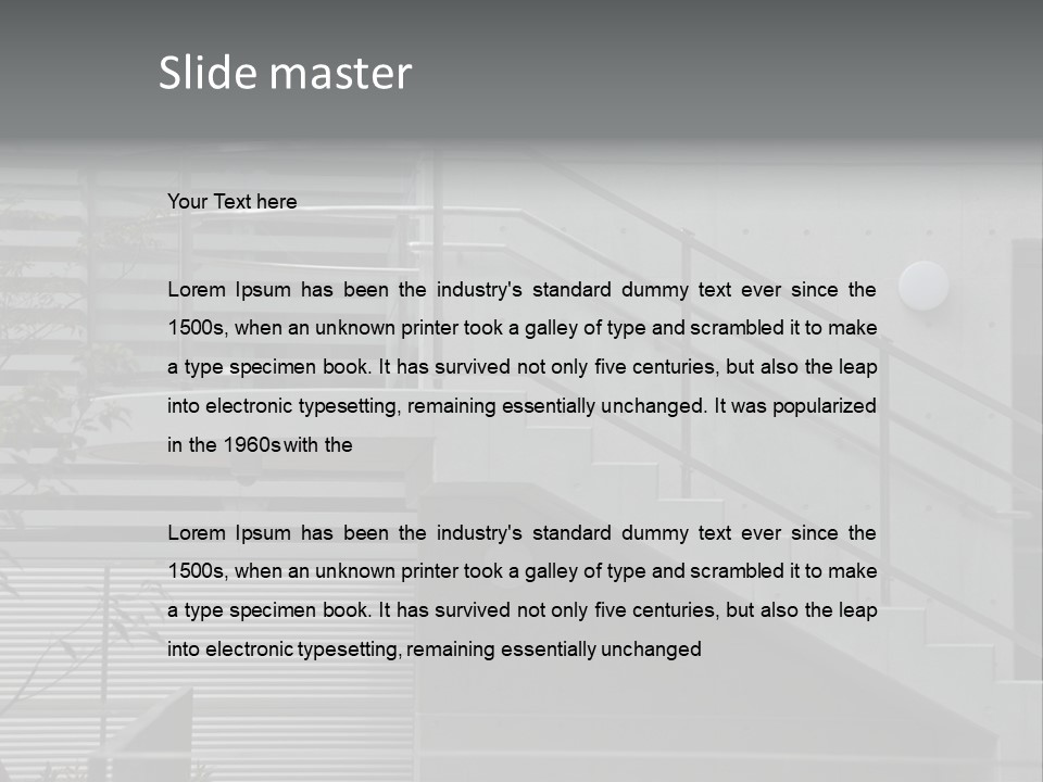 Linear Design In Tokyo PowerPoint Template