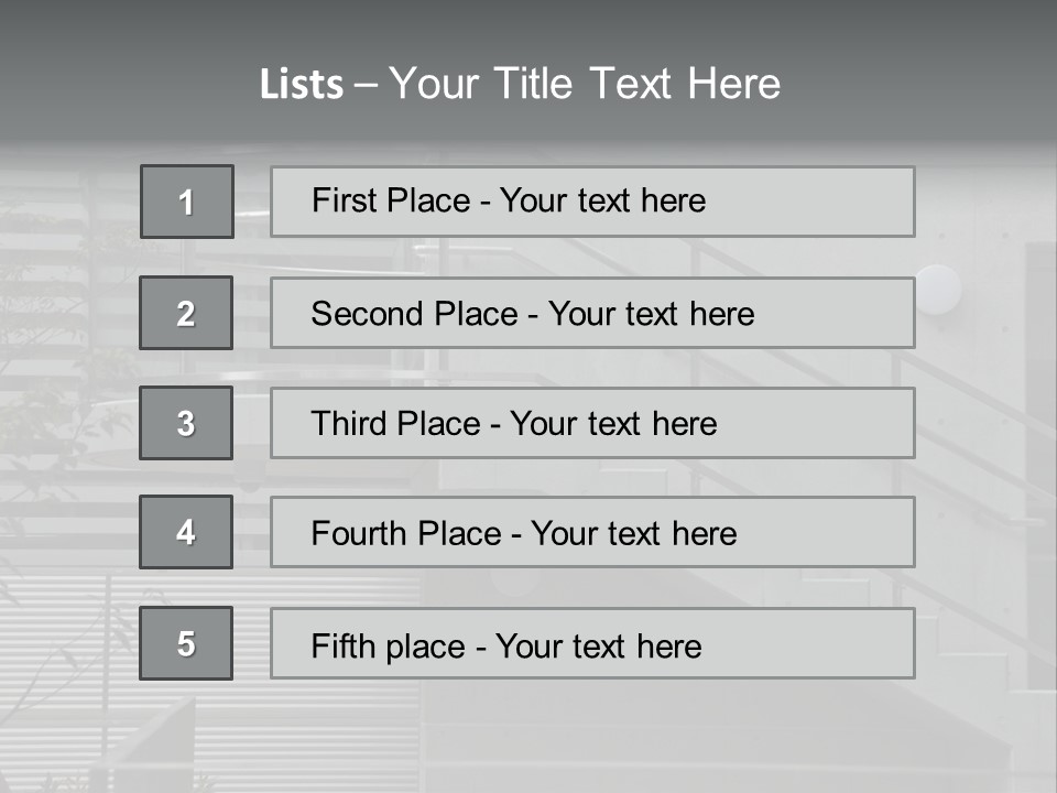 Linear Design In Tokyo PowerPoint Template