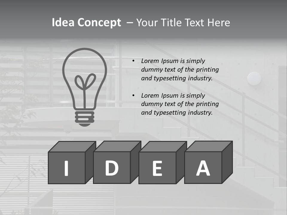 Linear Design In Tokyo PowerPoint Template