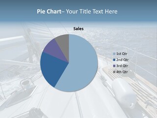 Sailing Toward Sun On A Late Winter Day PowerPoint Template