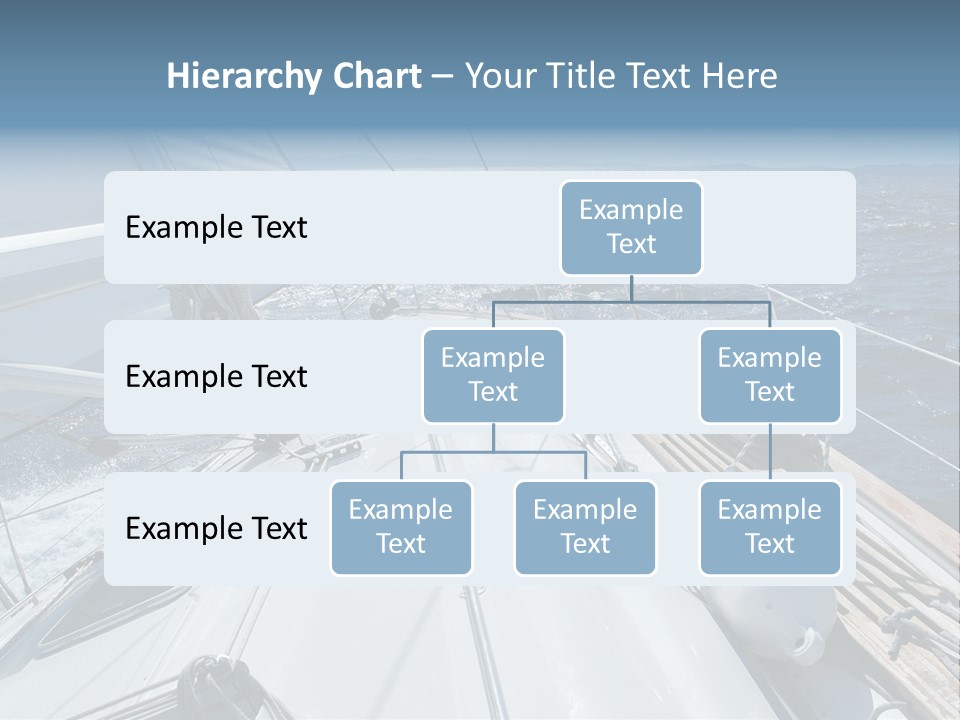 Sailing Toward Sun On A Late Winter Day PowerPoint Template
